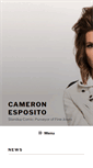 Mobile Screenshot of cameronesposito.com